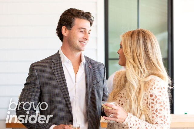 Madison Lecroy and her husband Brett Randle while filming Southern Charm Season 9.