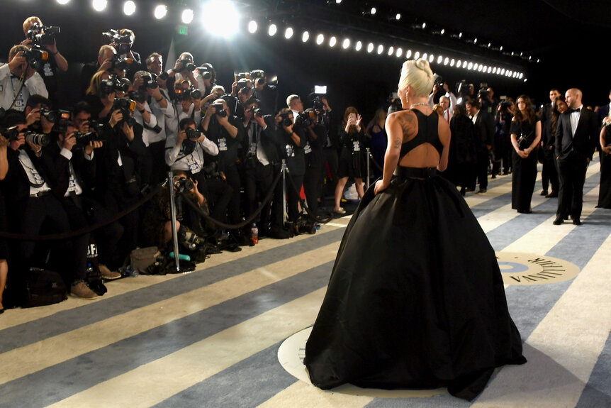 Lady Gaga's Brandon Maxwell Oscars dress