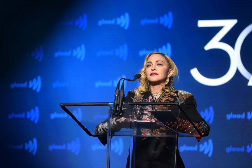 Madonna at 30th Annual GLAAD Media Awards