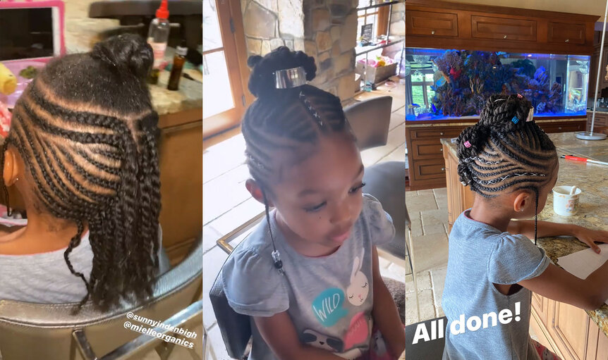 Monique Samuels Daughter Braid Hair 03