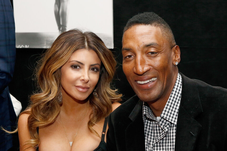 Larsa Pippen and Scottie Pippen attend the Haute Living NY And Louis XIII Cognac Collectors Dinner