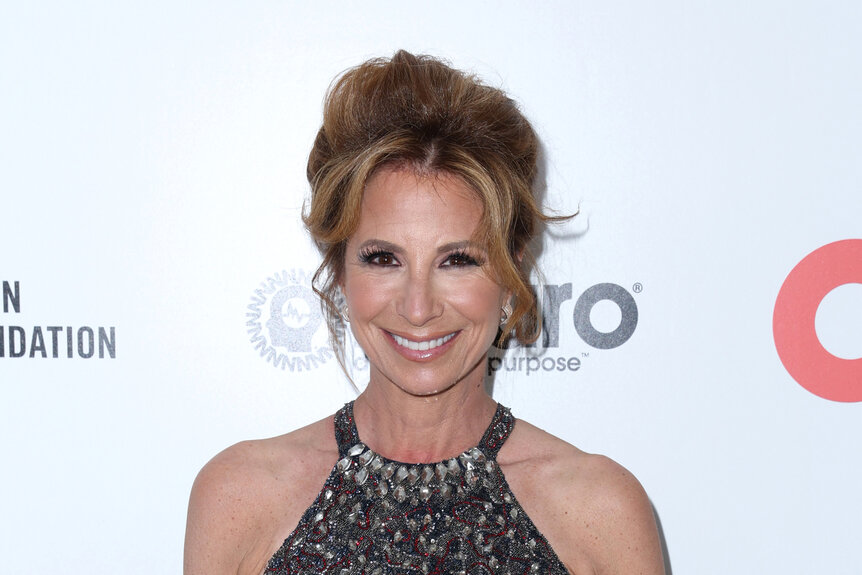 Jill Zarin photographed in a black gown