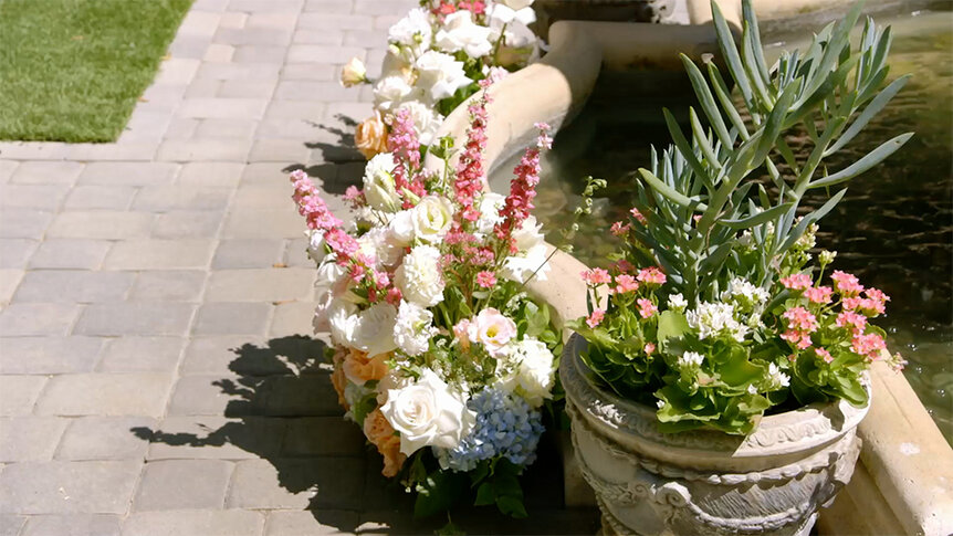 Lisa Vanderpump Scheana Shay Bridal Shower Flowers