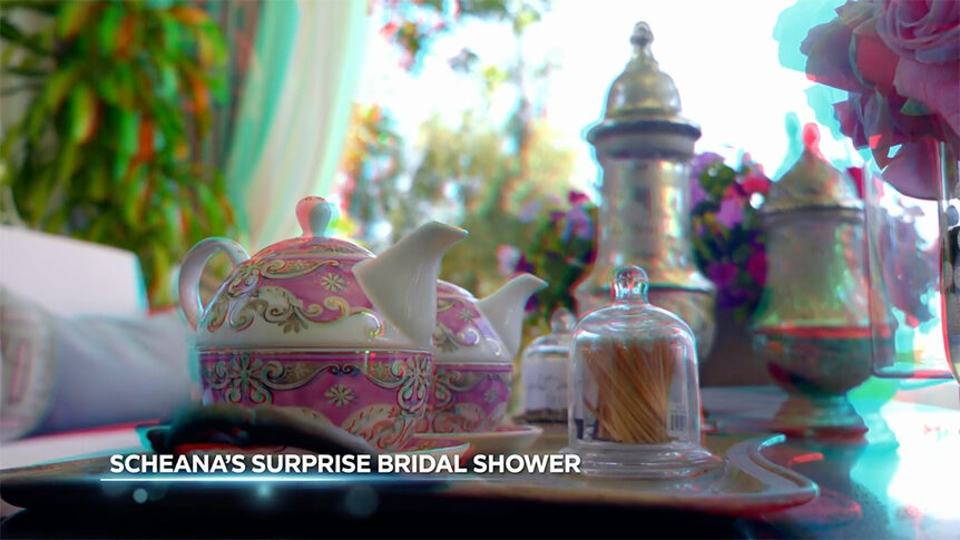 Lisa Vanderpump Scheana Shay Bridal Shower Teapots