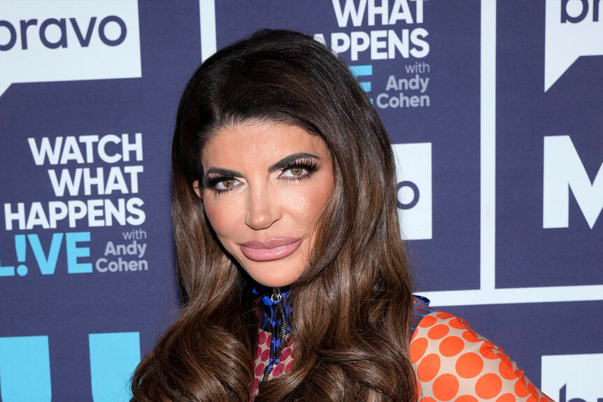 Teresa Giudice at Watch What Happens Live in New York City.