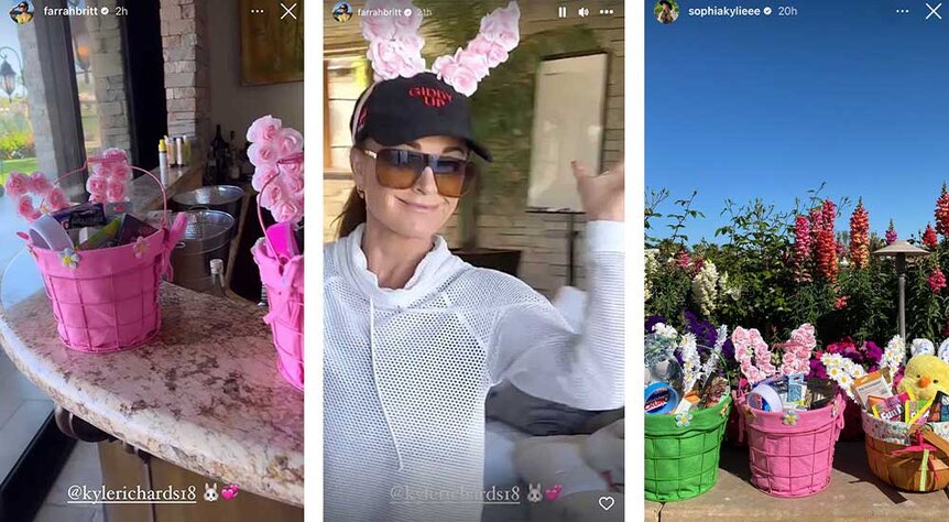 Kyle Richards Palm Springs Easter