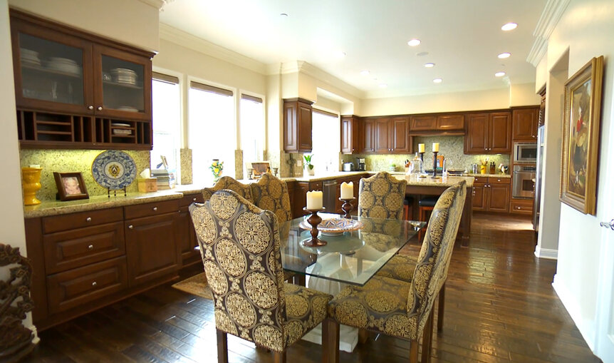 A view of Taylor Armstrong's kitchen