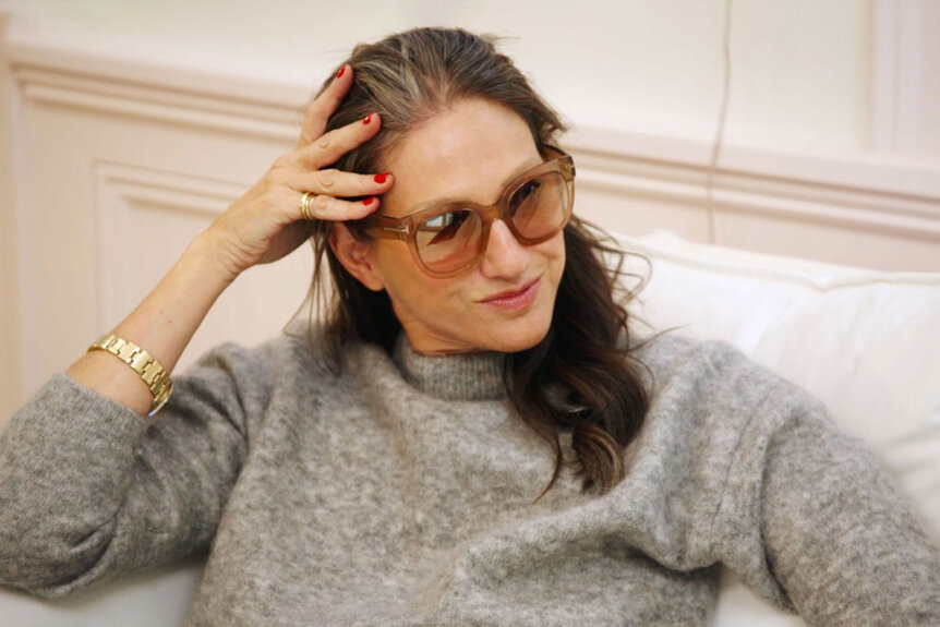 Jenna Lyons during filming of Real Housewives of New York.