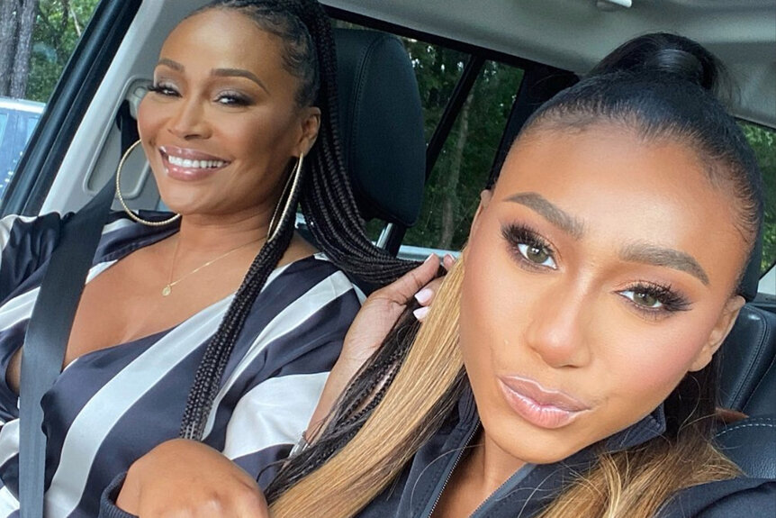 Cynthia Bailey and daughter, Noelle Robinson, pose together.