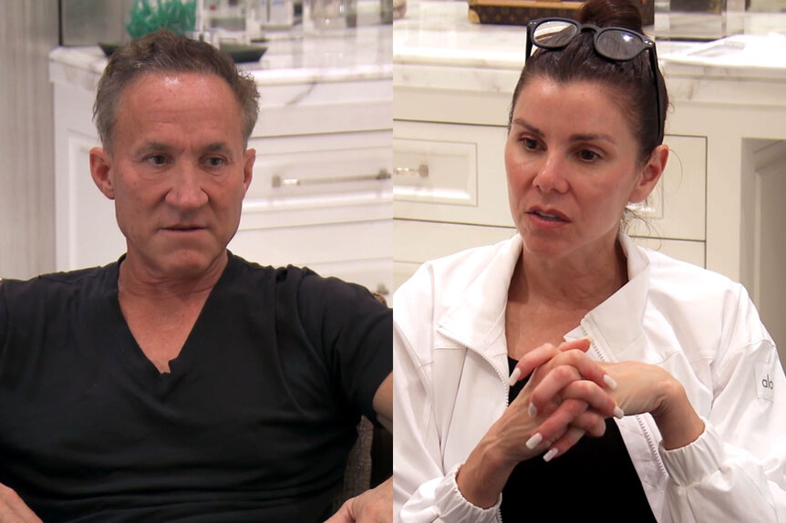 Split image of Terry Dubrow and Heather Dubrow
