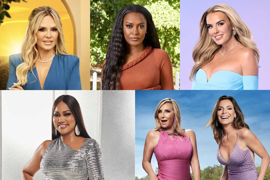 Compilation of cast photos of Tamra Judge, Ciara Miller, Whitney Rose, Garcelle Beauvais, Sonja Morgan and Luann de Lesseps
