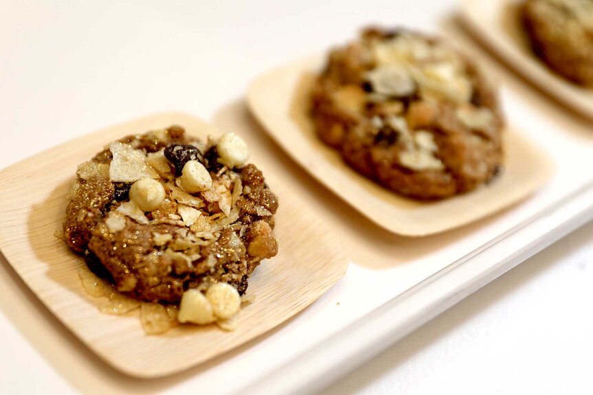 A chocolate chip and potato chip cookie served at BravoCon 2023