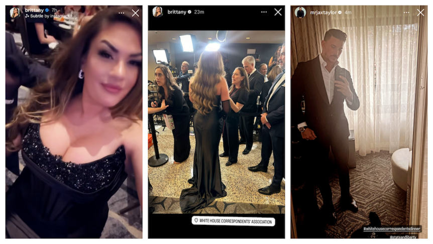Brittany Cartwright and Jax Taylor attend 2024 WHCD Weekend