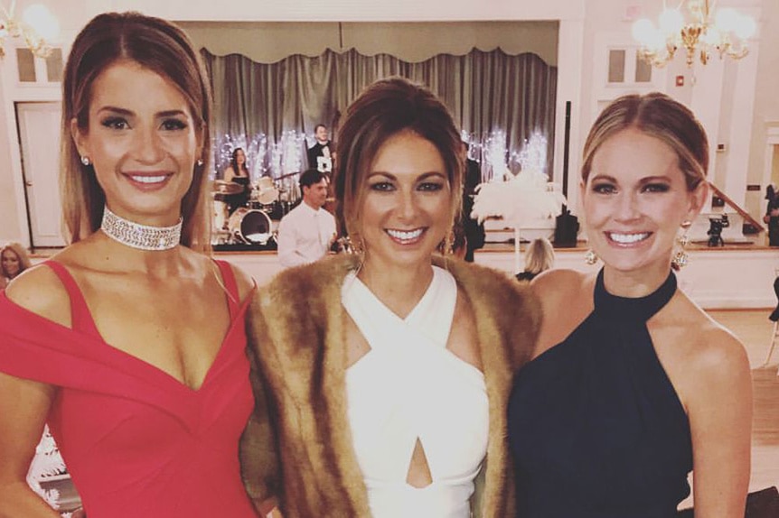 Naomie Olindo, Chelsea Meissner, and Cameran Eubanks wearing gowns together.